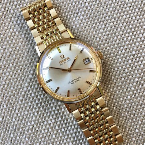 omega seamaster gold watches|gold omega seamaster watch vintage.